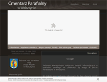 Tablet Screenshot of cmentarzwolsztyn.pl